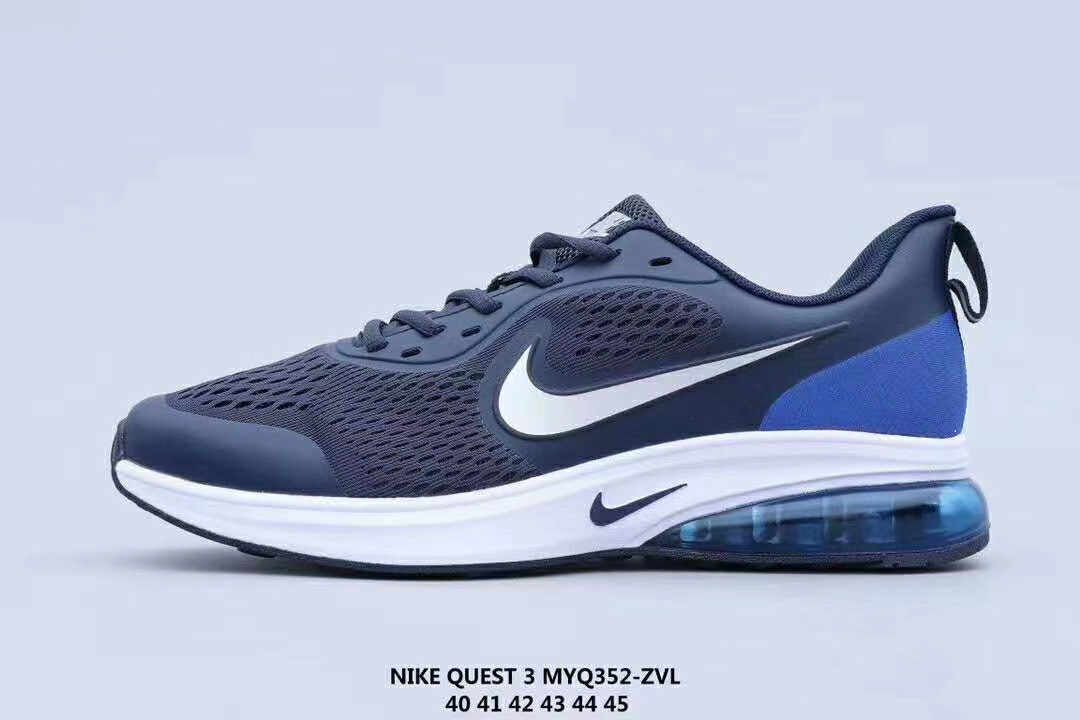 Nike Quest 3 MYQ Sea Blue White Shoes - Click Image to Close